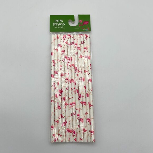 Summer Fun Junk Drawer Discontinued Flamingo Hawaiian Lot Drink Accessories NWT - Picture 3 of 4